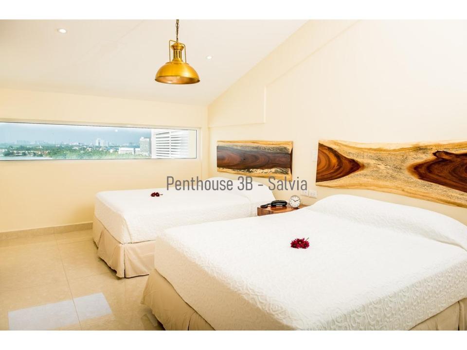 2 Story Oceanfront Penthouses On Cancun Beach! Ngoại thất bức ảnh