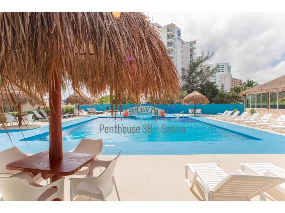 2 Story Oceanfront Penthouses On Cancun Beach! Ngoại thất bức ảnh