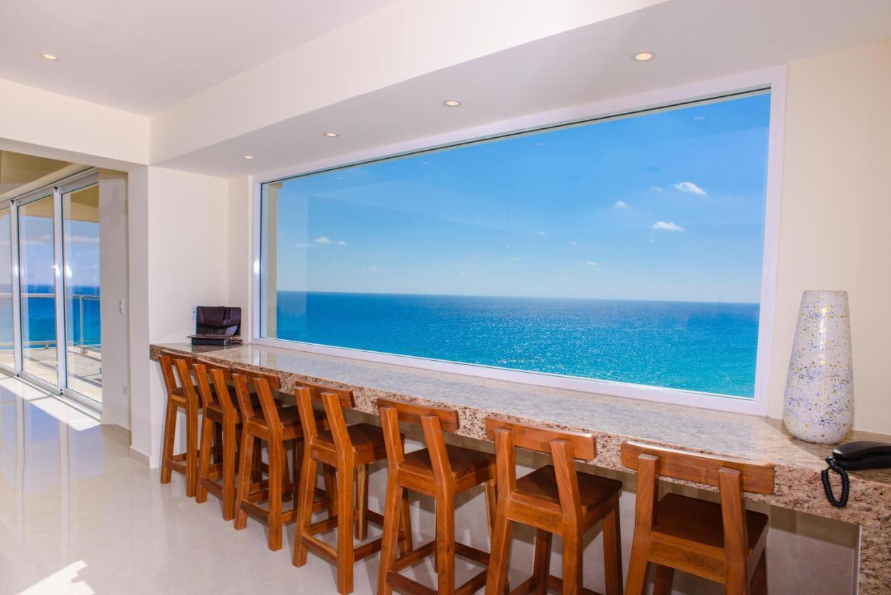 2 Story Oceanfront Penthouses On Cancun Beach! Ngoại thất bức ảnh